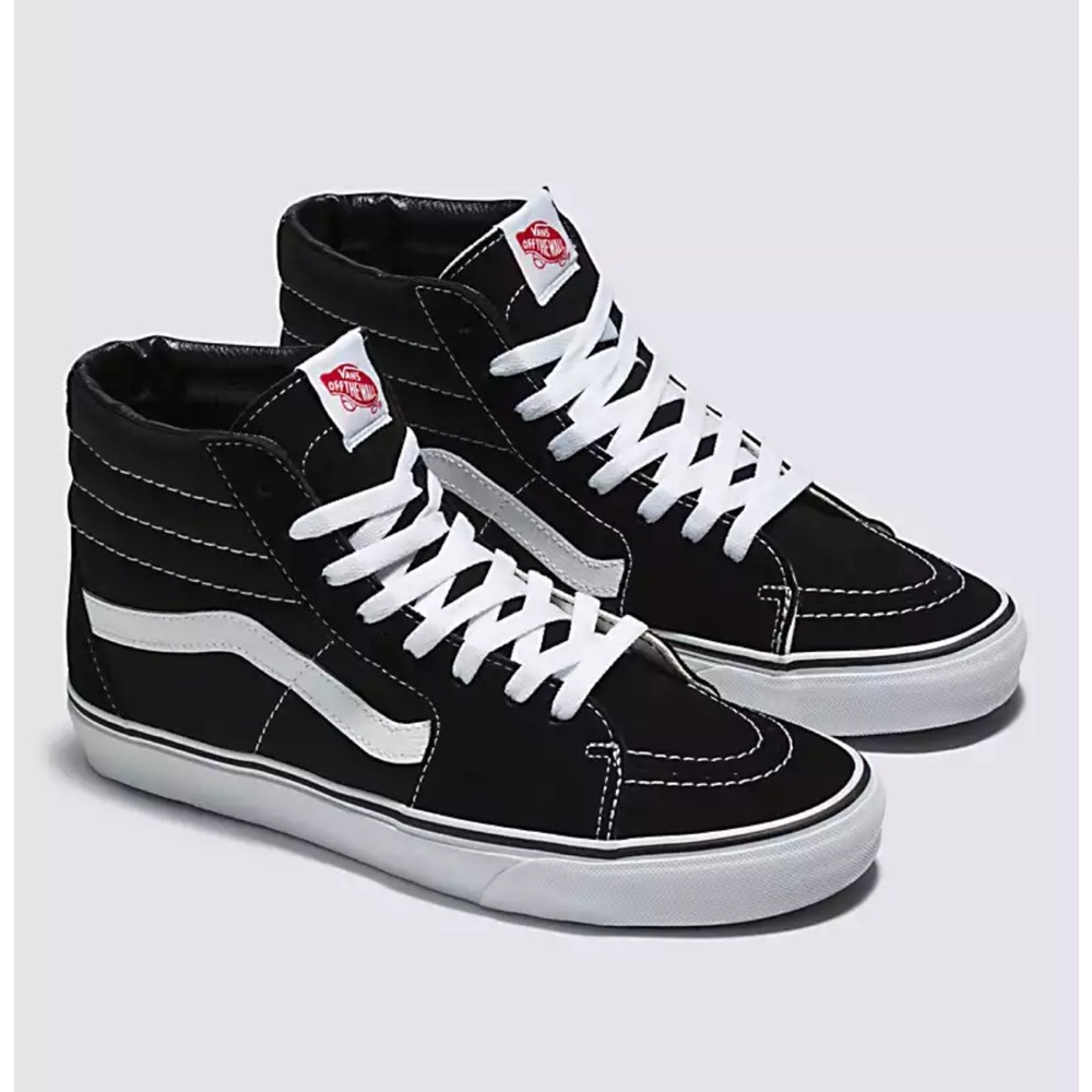Vans Sk8-Hi Shoe black Women’s size 8, Men’s size 6.5